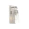 Z-Lite Wentworth 1 Light Wall Sconce, Brushed Nickel & Clear 2300-1SS-BN - alternate 1